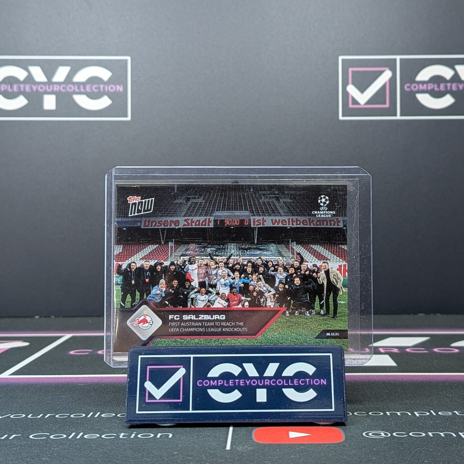 FC Salzburg (Benjamin Sesko Rookie) Topps Now UEFA 2021 - FC Salzburg Soccer