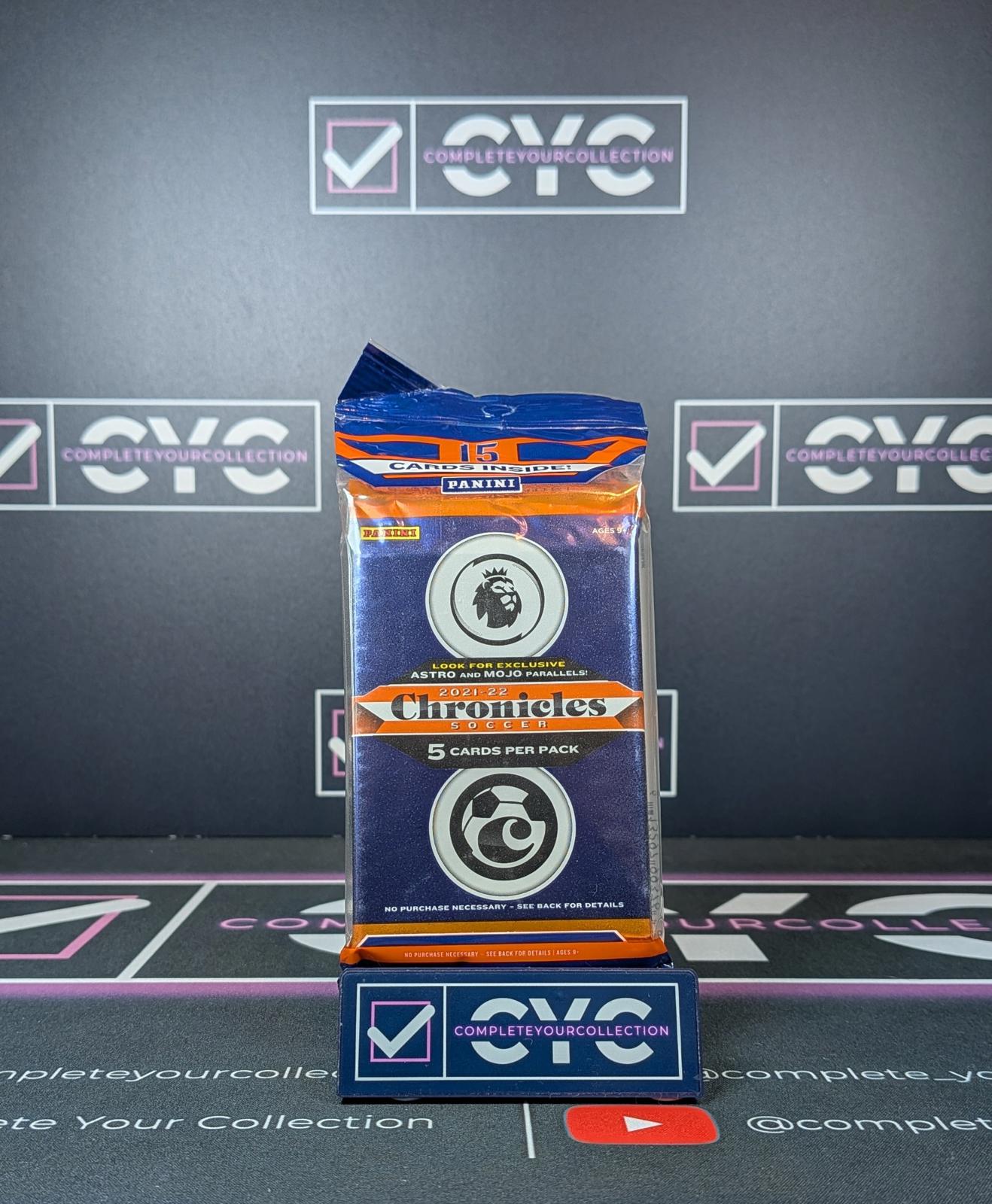 Panini Chronicles Soccer 2021/22 Cello Pack (PL/Serie A/La Liga) (15 Cards)