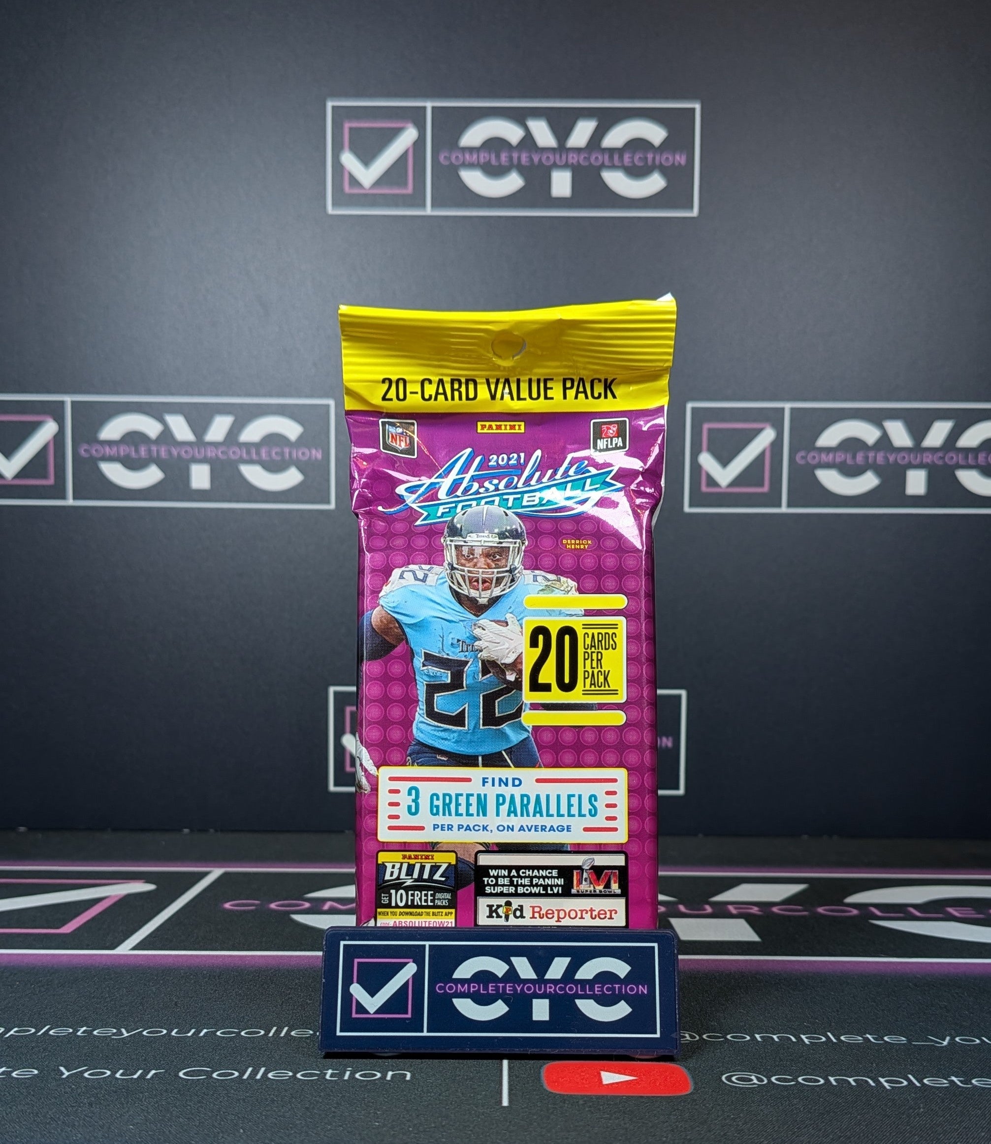 Panini Absolute NFL 2020/21 Fatpack American Football Sealed Trading Cards