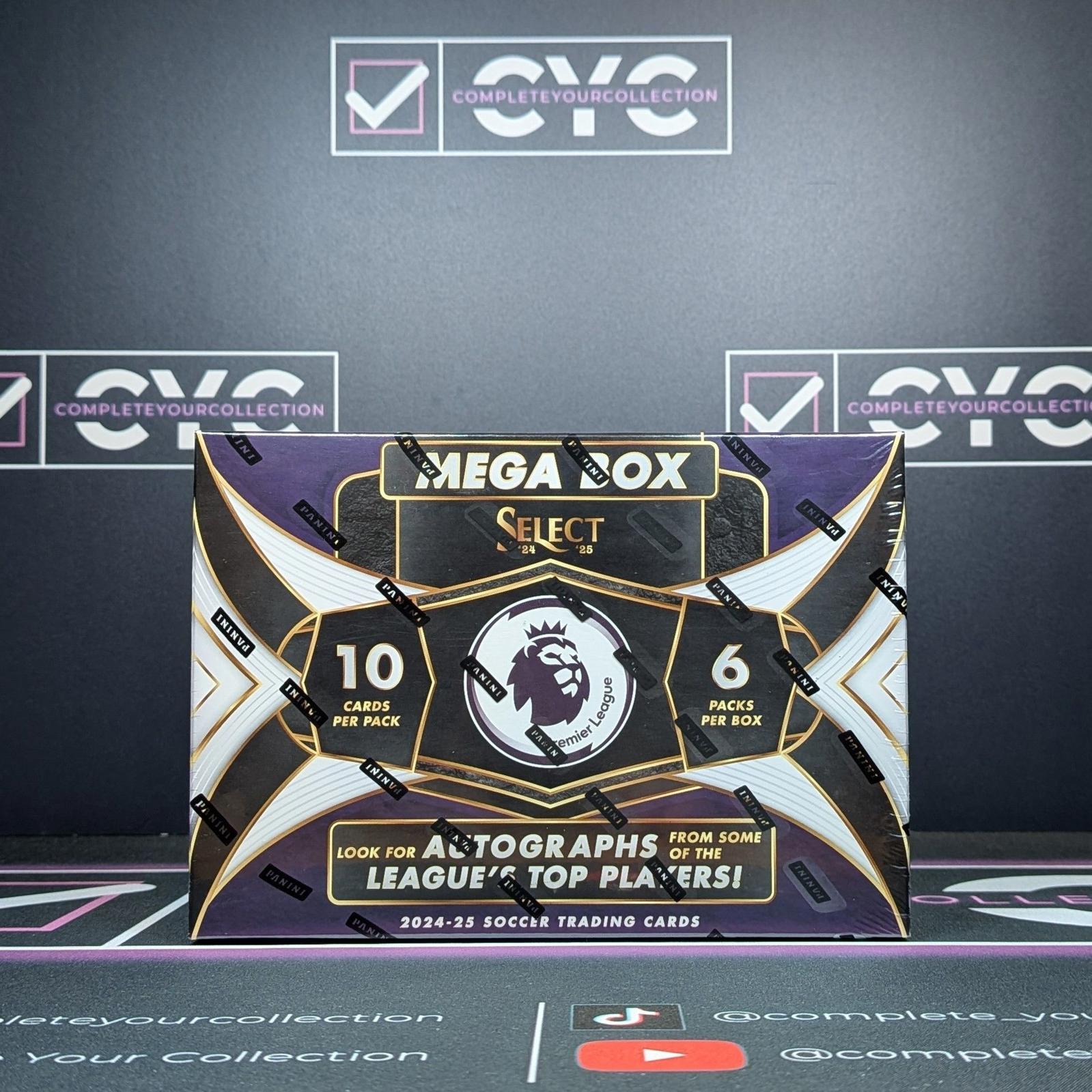 2024-25 Panini Select Premier League Soccer Mega Box | New Green Parallels