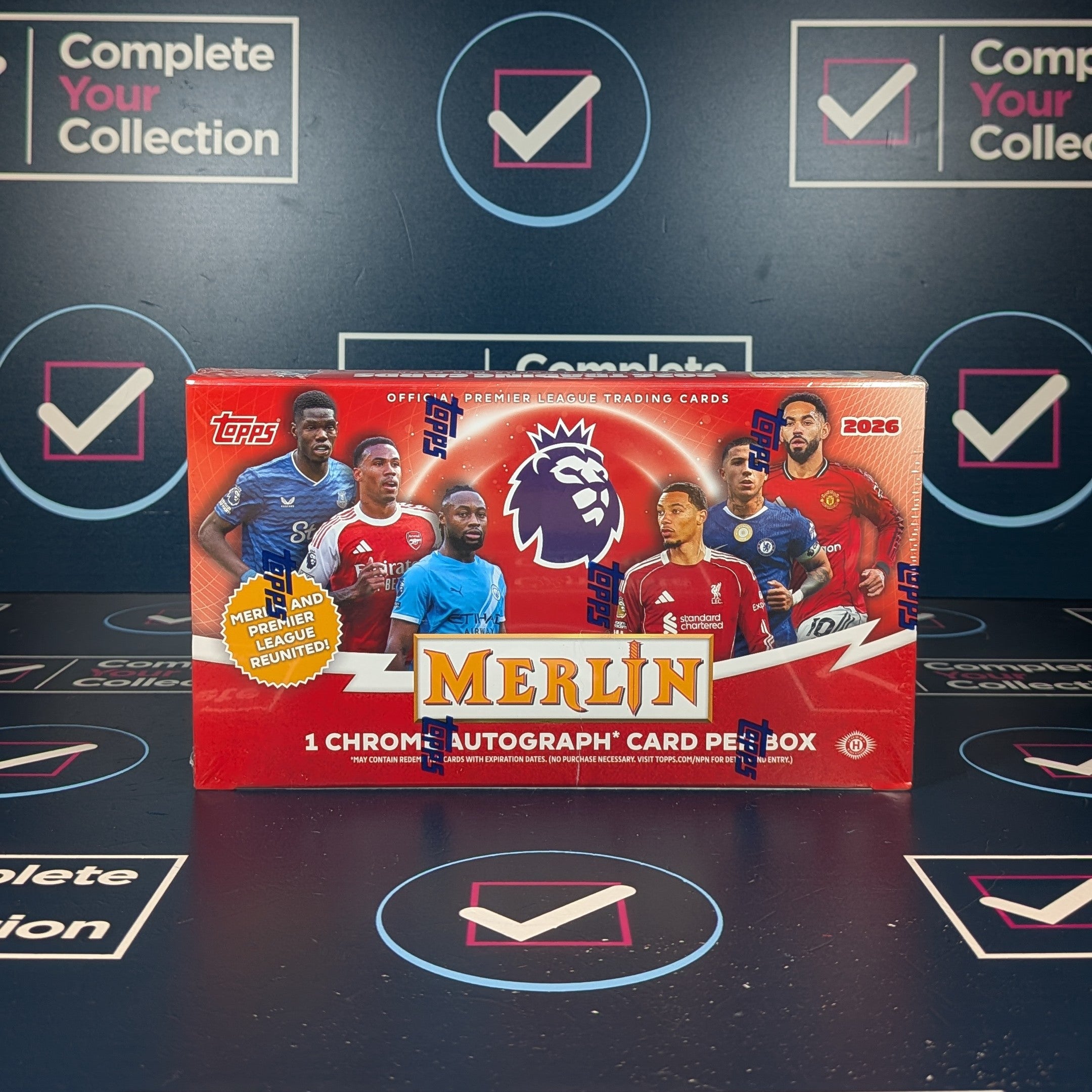 Topps Merlin Chrome Premier League 2025/26 Hobby Box