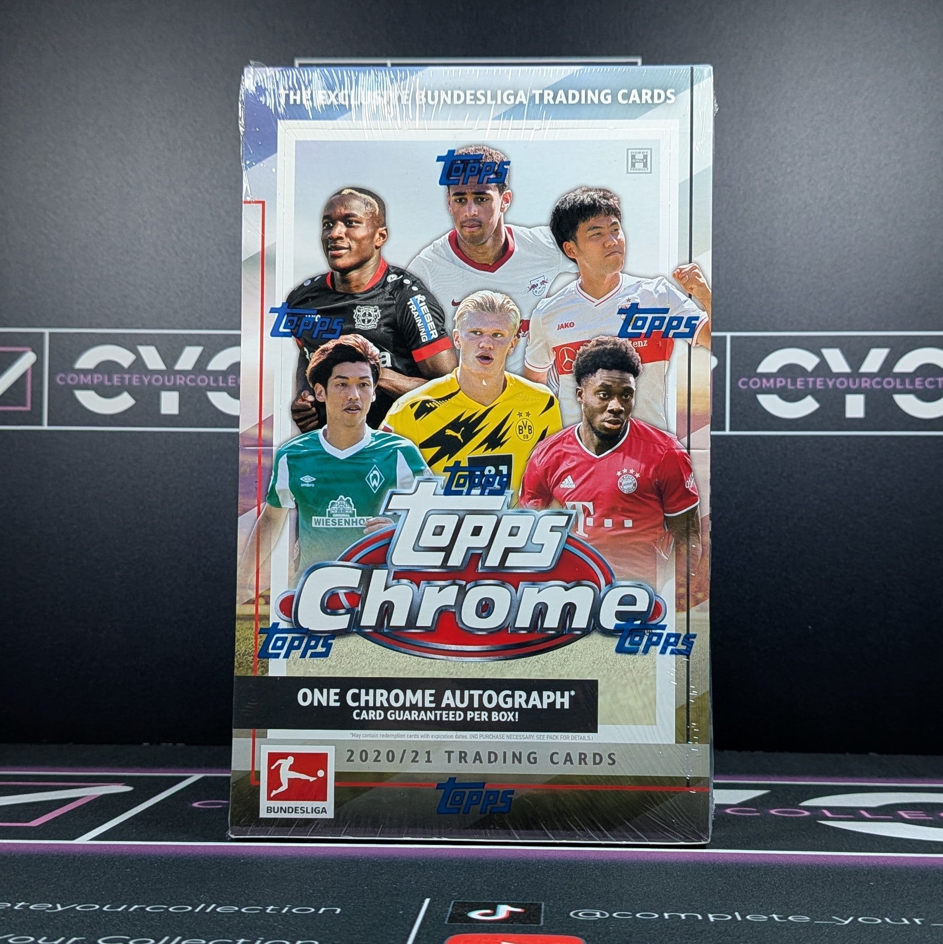 2020/21 Topps Chrome Bundesliga Soccer Hobby Box (Bellingham Rookies)