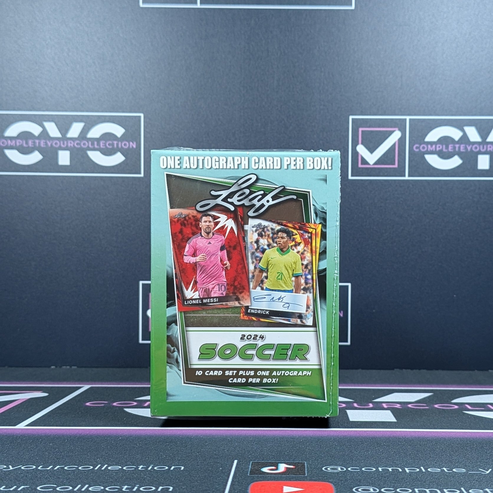 2024 Leaf Soccer Blaster Box - 7-Pack Retail Edition Factory Sealed